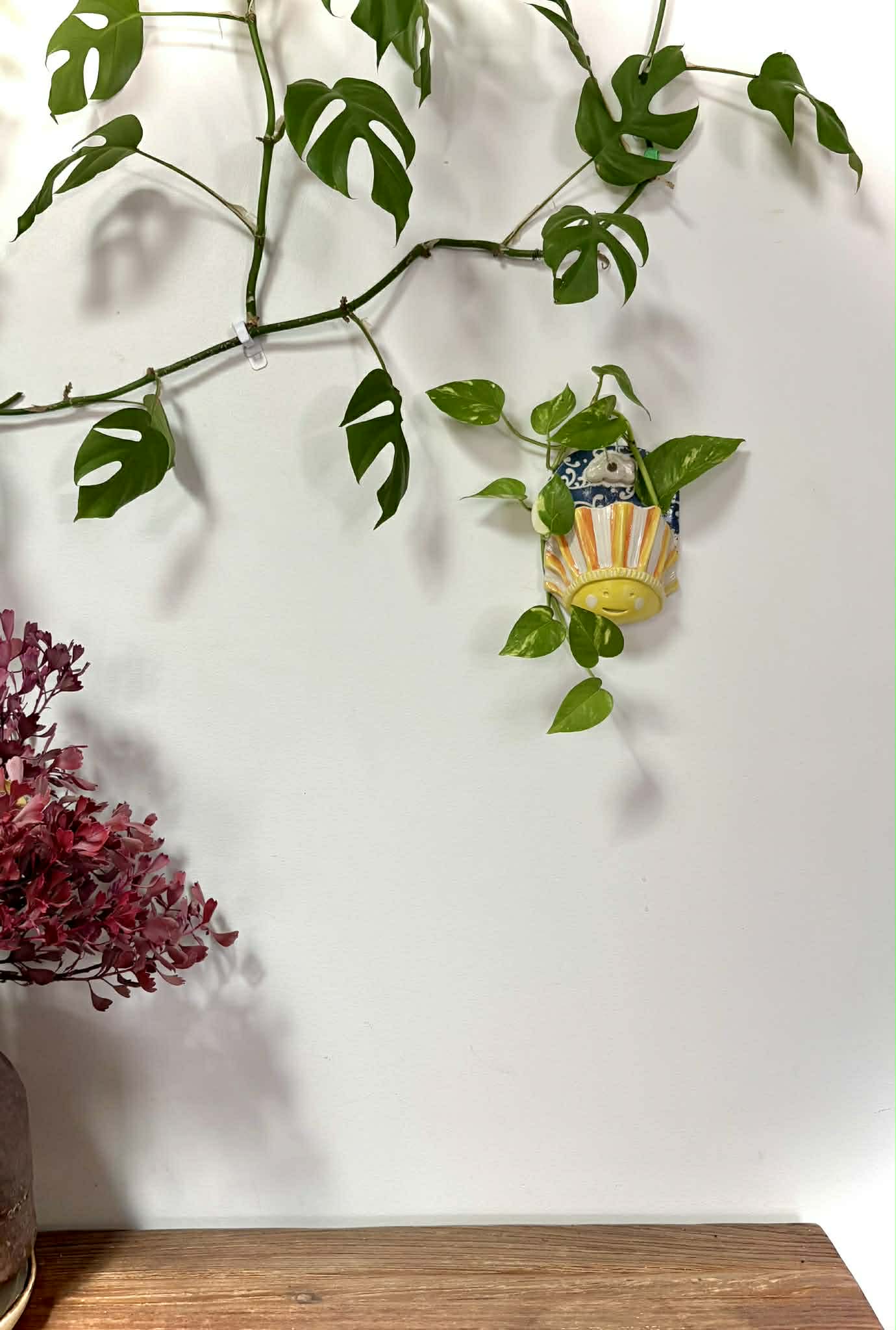 Sunday 19th July 1pm-12noon- Handbuilt Pottery Wall Planters