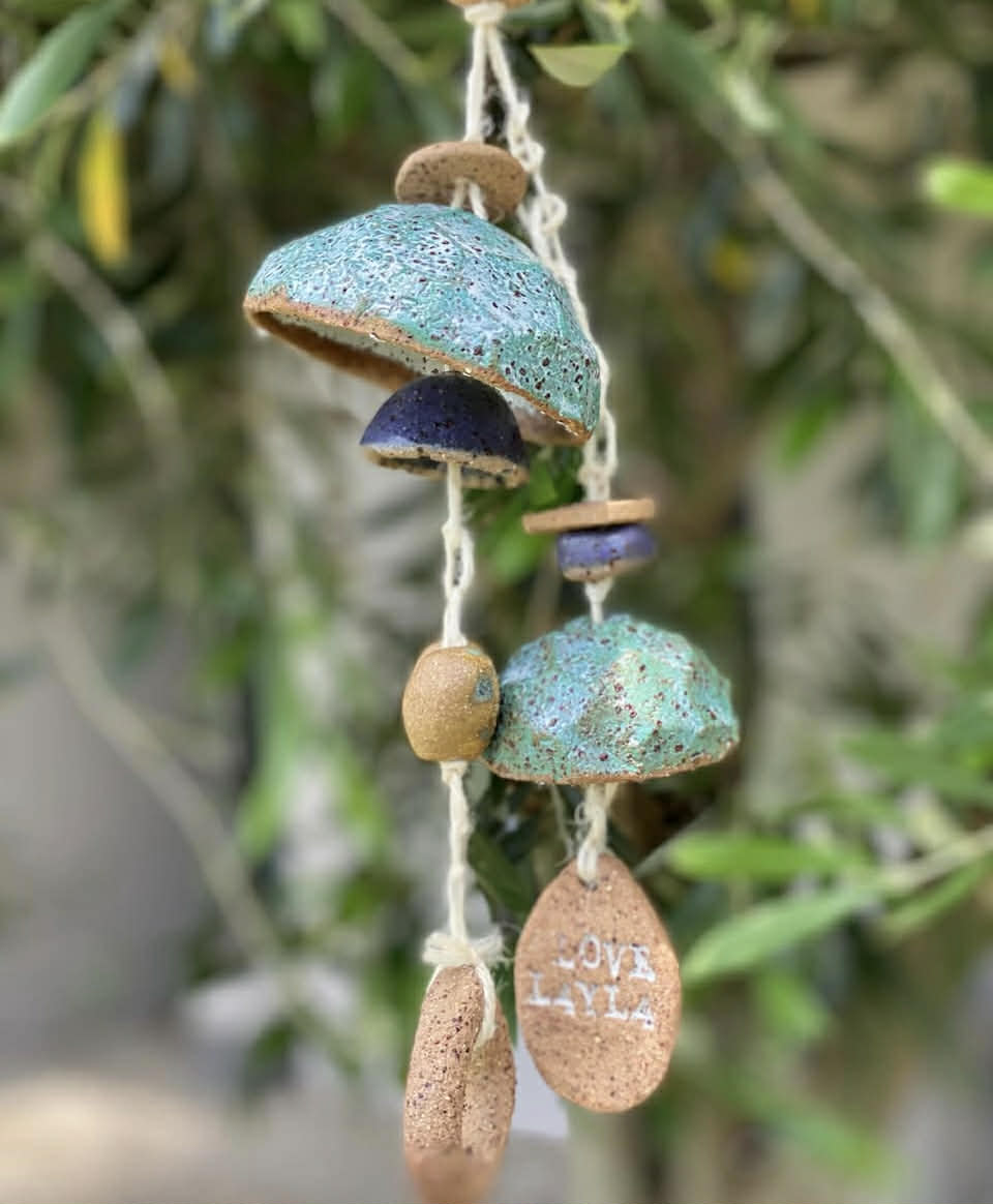 Tues 19th May 10am - 12pm - Redlands Coast AdventureFest - Handbuilt Pottery Fish Wind Chimes