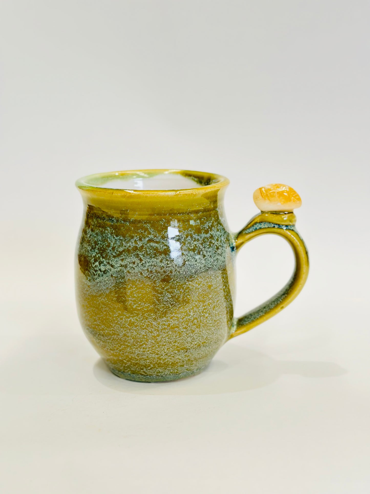 The Antlered Goddess, Elen of the Ways - Citrine Crystal Mug