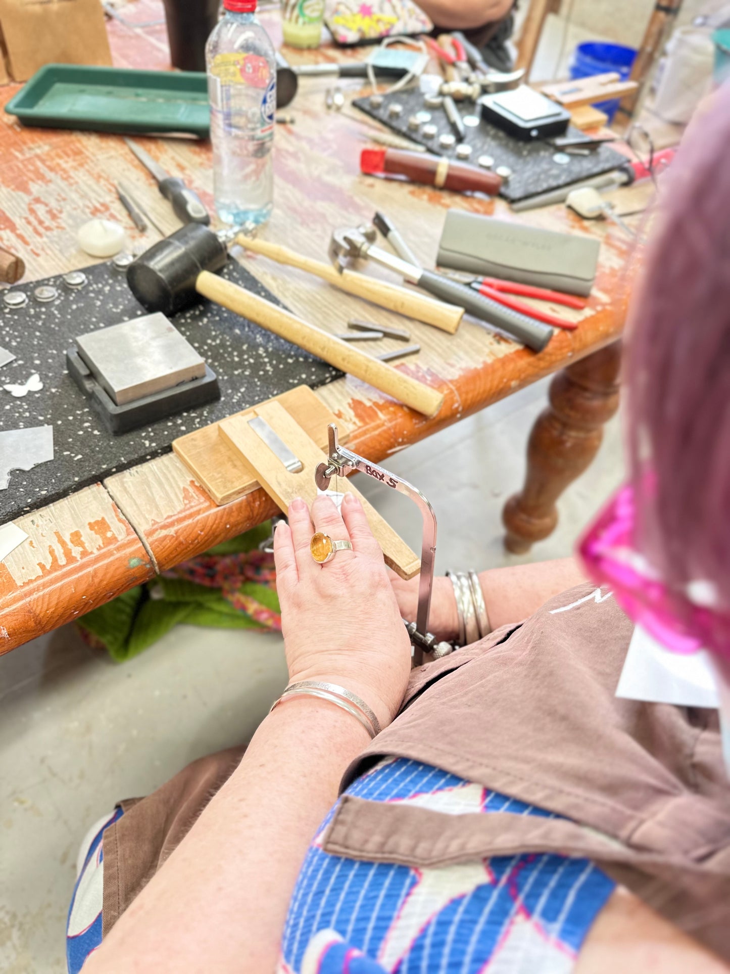 Saturday 24th May - Adults Intro to Metalsmithing 3D Flowers (or your own design) - Studs or pendent making