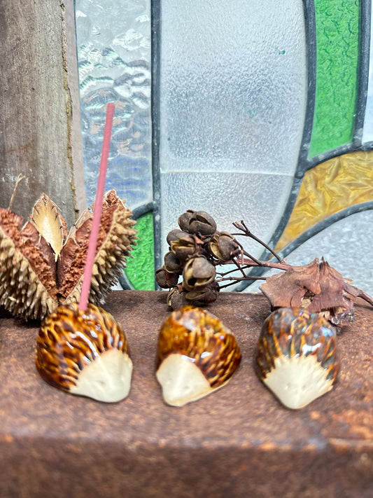 Hedgehog incense holder