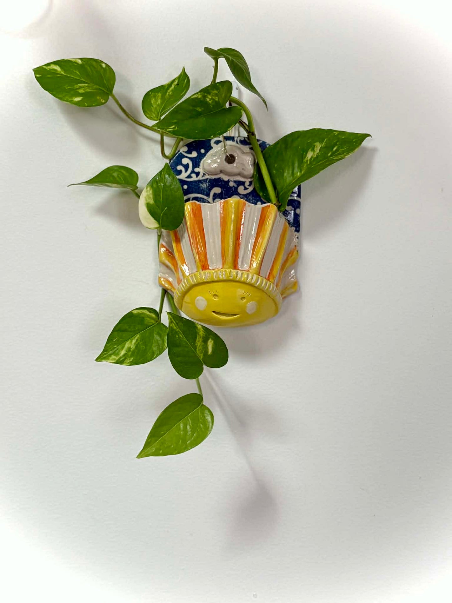 Sunday 19th July 1pm-12noon- Handbuilt Pottery Wall Planters