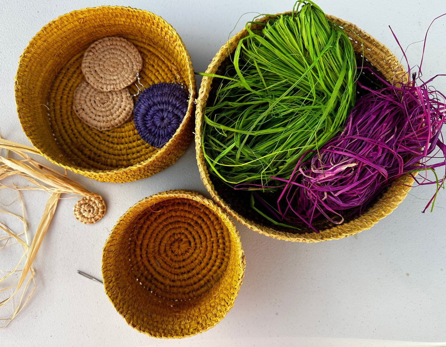 Sat 24th Jan 1-3pm Coiled Basket Weaving Workshop with Maryann Talia Pau