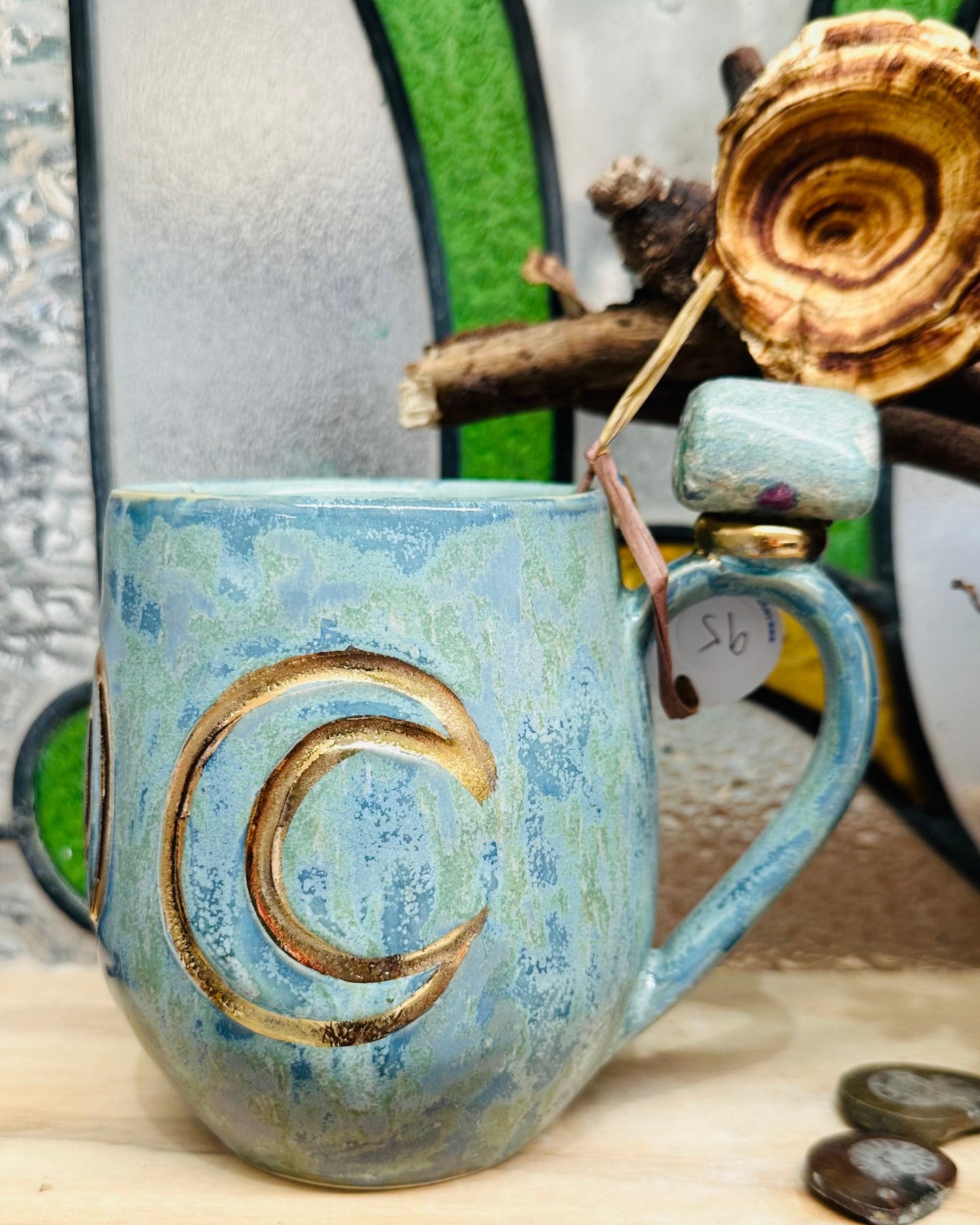 Ruby in Zoisite Triple Goddess Crystal Mug