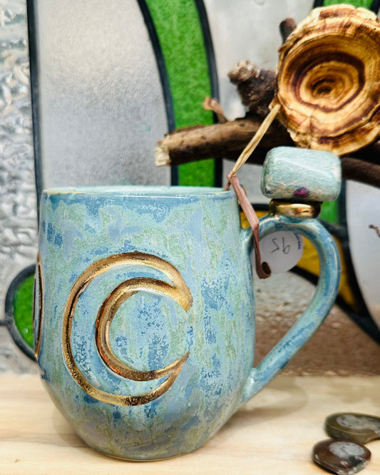 Ruby in Zoisite Triple Goddess Crystal Mug