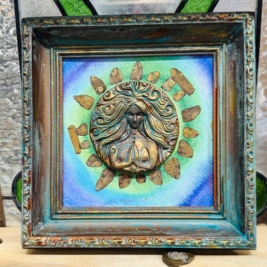 Celtic Goddess & Standing Stones Folklore Wall Art