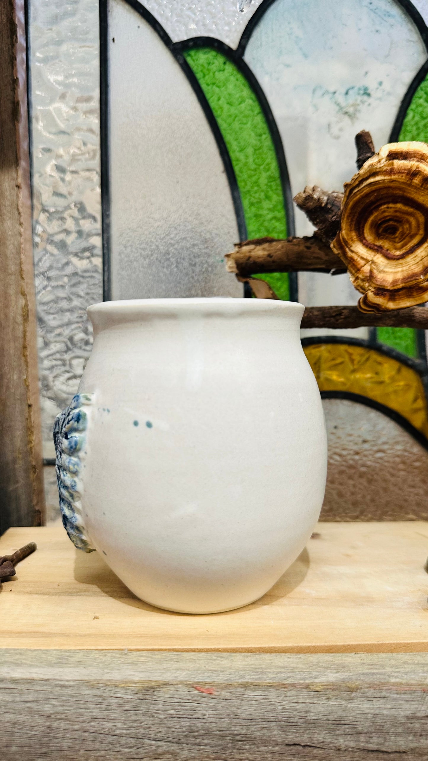 Angel Wing Amethyst Crystal Mug