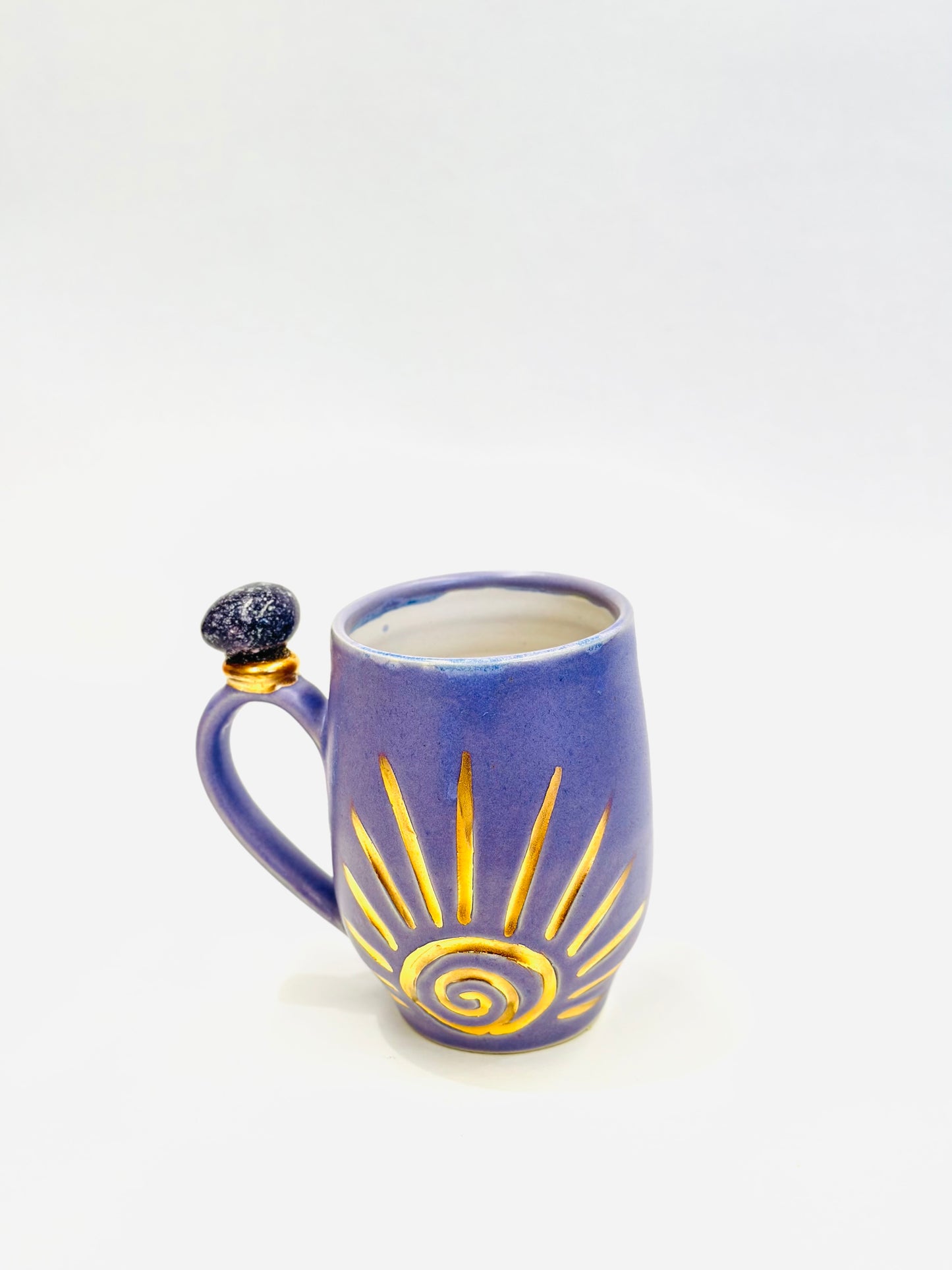 Lepidolite Crystal Mug