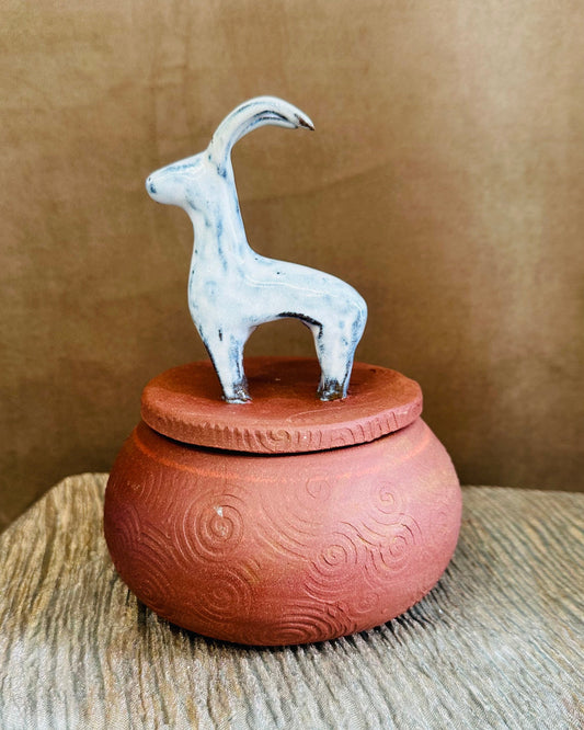The Wild Keeper - Lidded Ritual Vessel