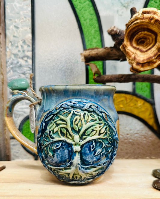 Tree Of Life Aventurine Crystal Mug