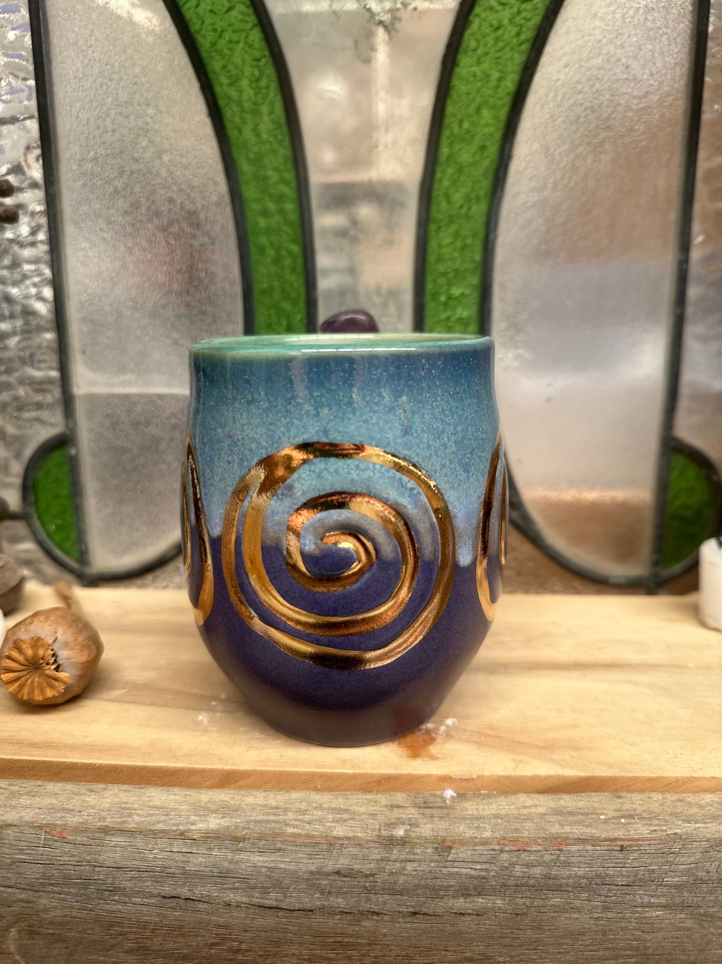 Triple Goddess Crystal Mug – Amethyst