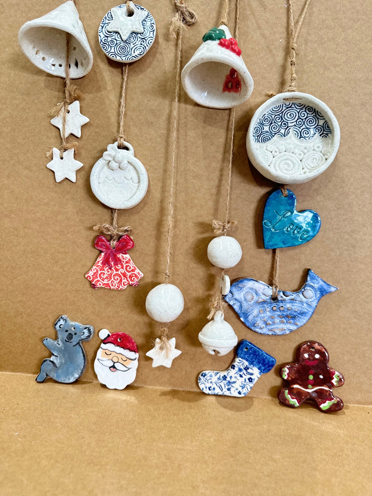 Christmas Pottery Workshop! Create your own Xmas Decorations. Sunday 17th November 10am - 12noon