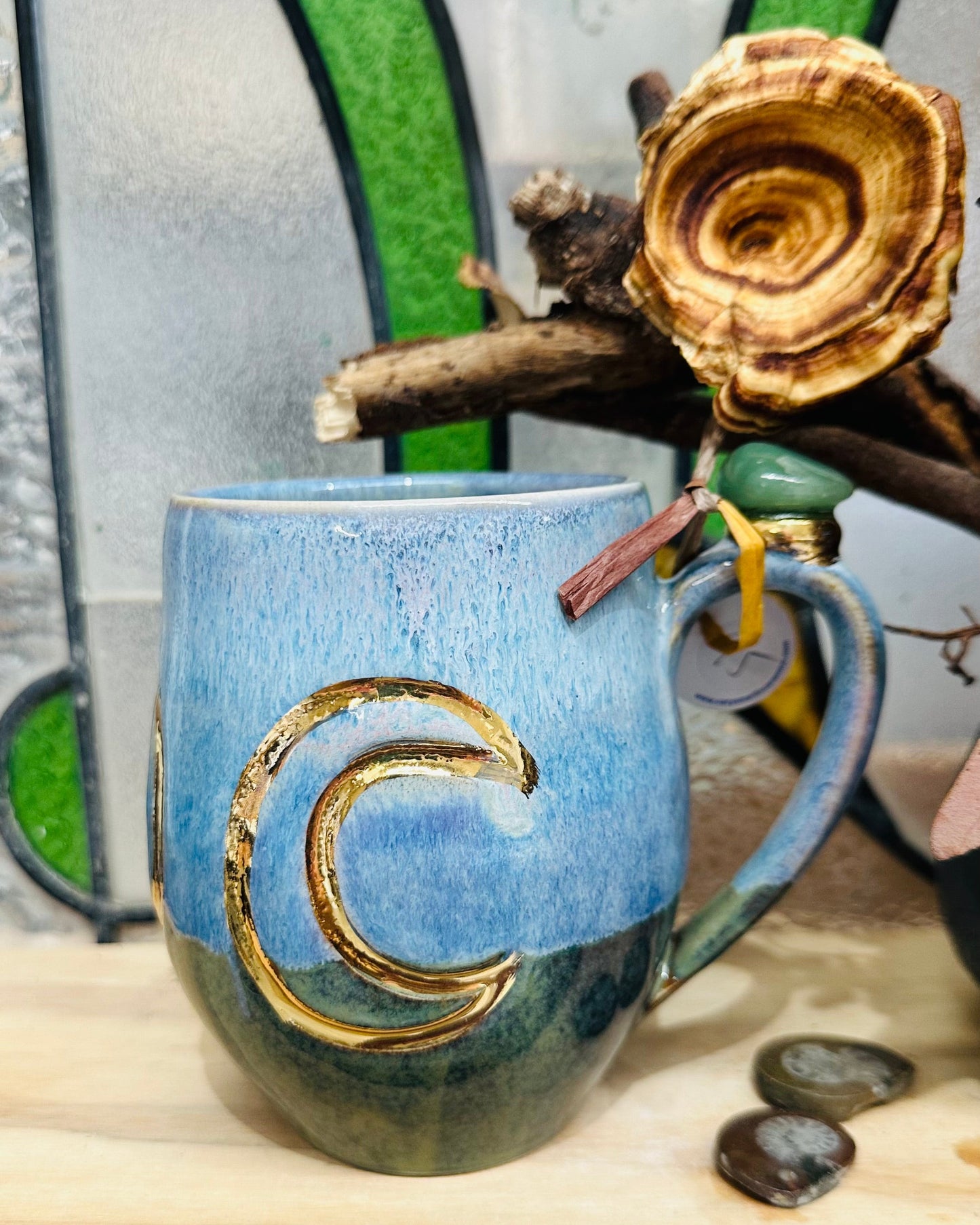 Aventurine Triple Goddess Crystal Mug