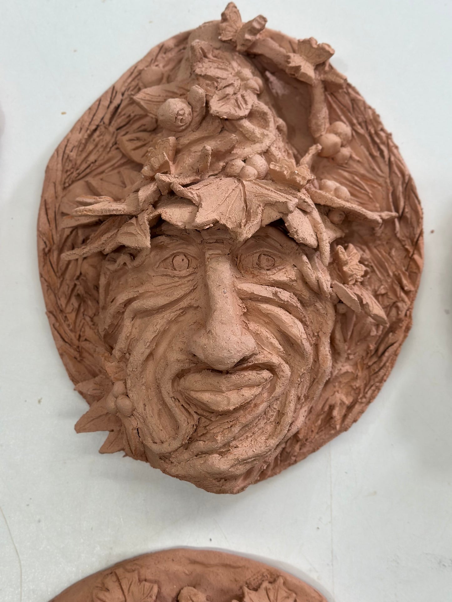 Friday 8th Aug 9am-4pm - FULL DAY Awaken Ancient Magic in Your Garden: Sculpt Your Own God, Goddess or Green Man Plaque
