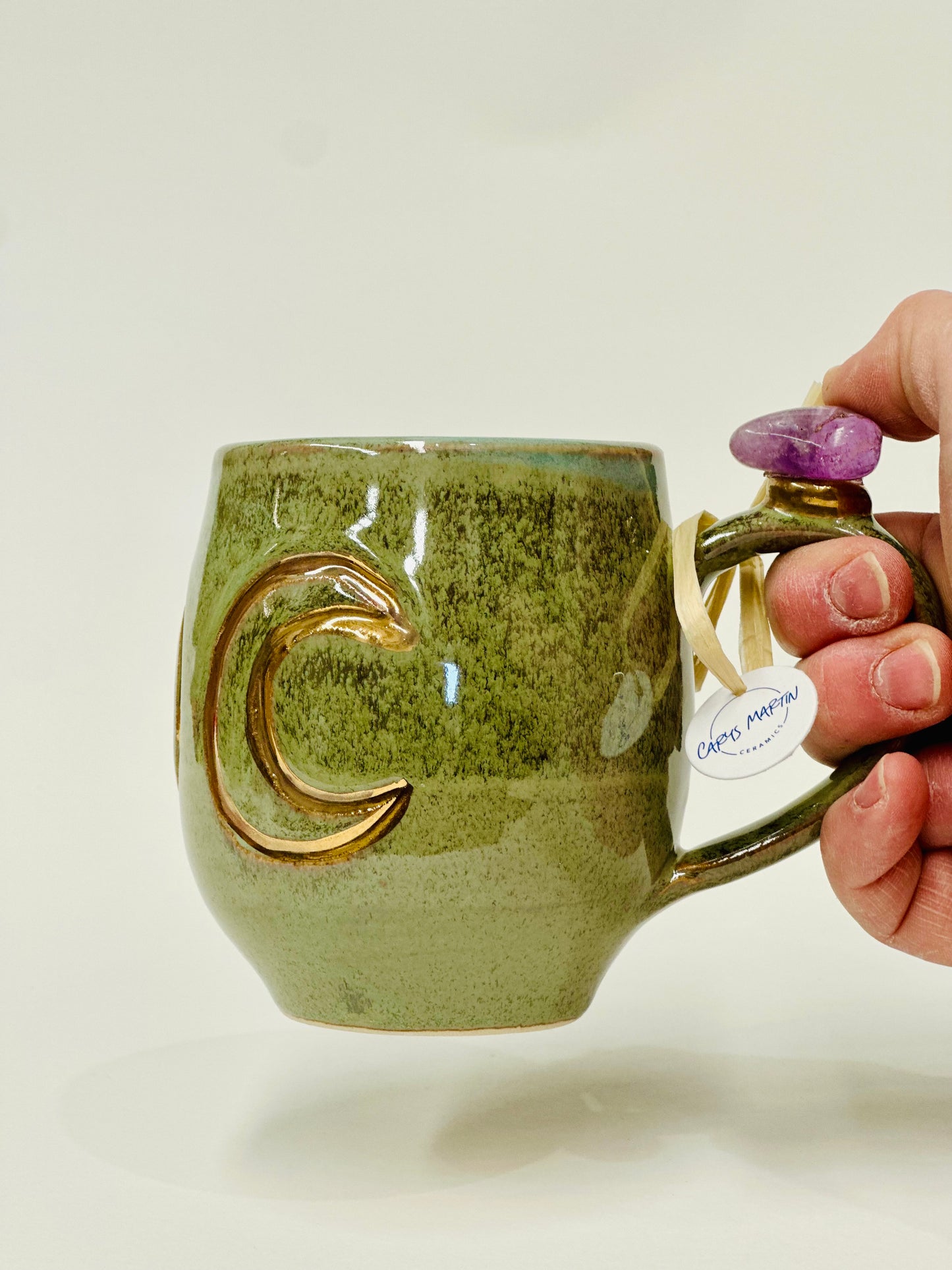 Triple Goddess Crystal Mug – Amethyst