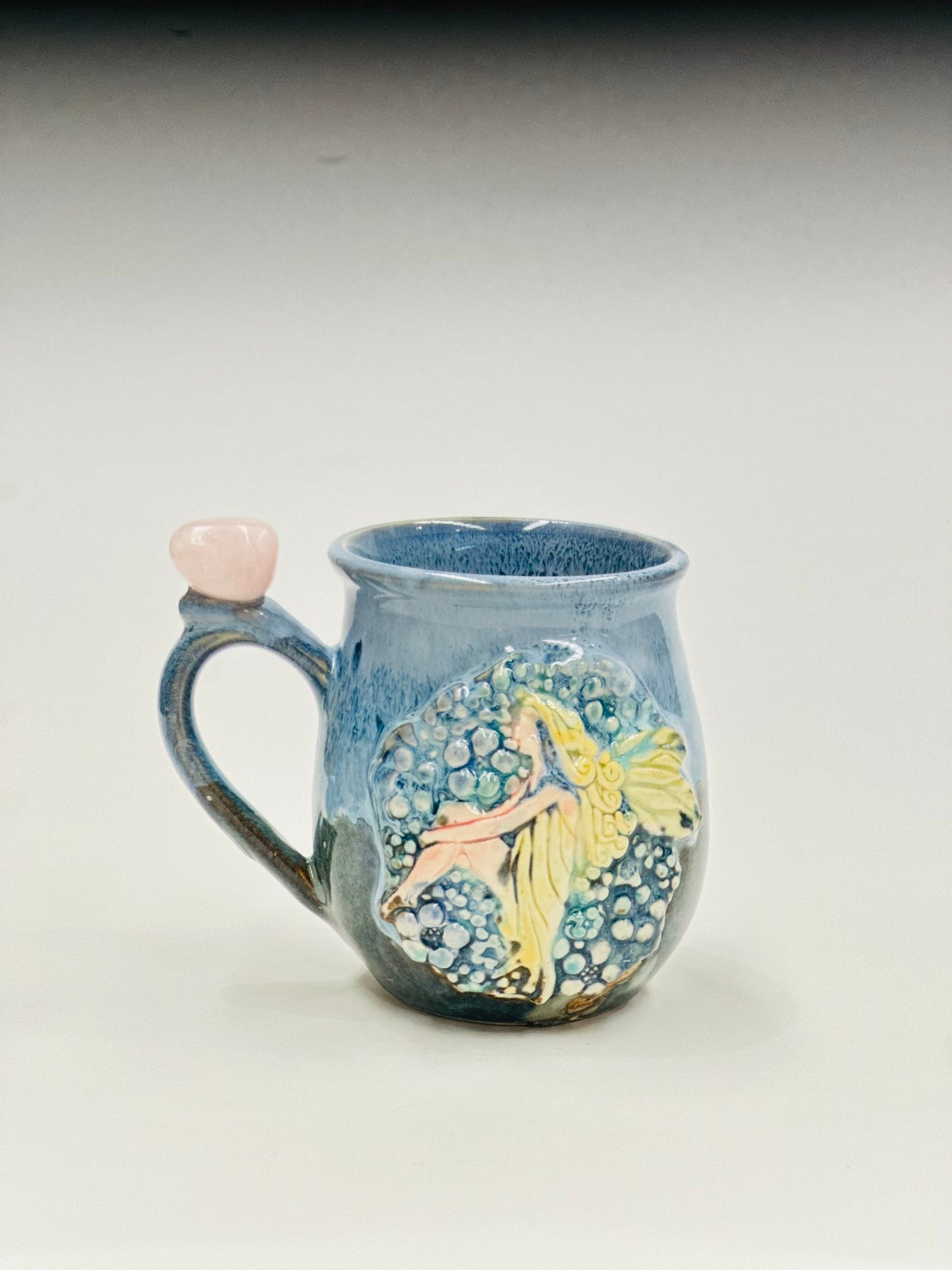 Fairy Rose Quartz Crystal Mug