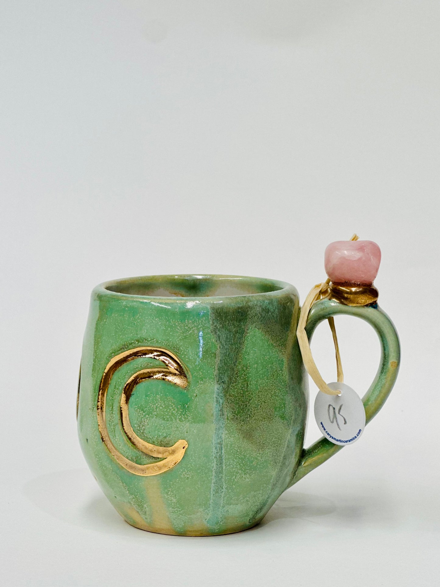 Triple Goddess Crystal Mug – Rose Quartz