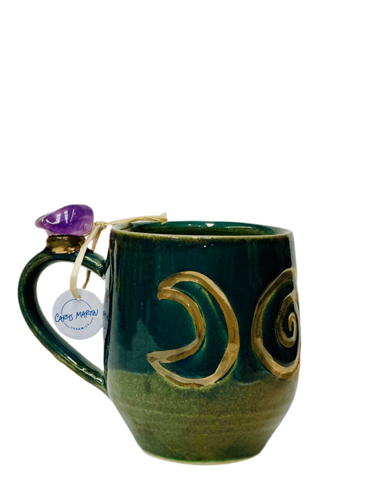 Triple Goddess Crystal Mug – Amethyst