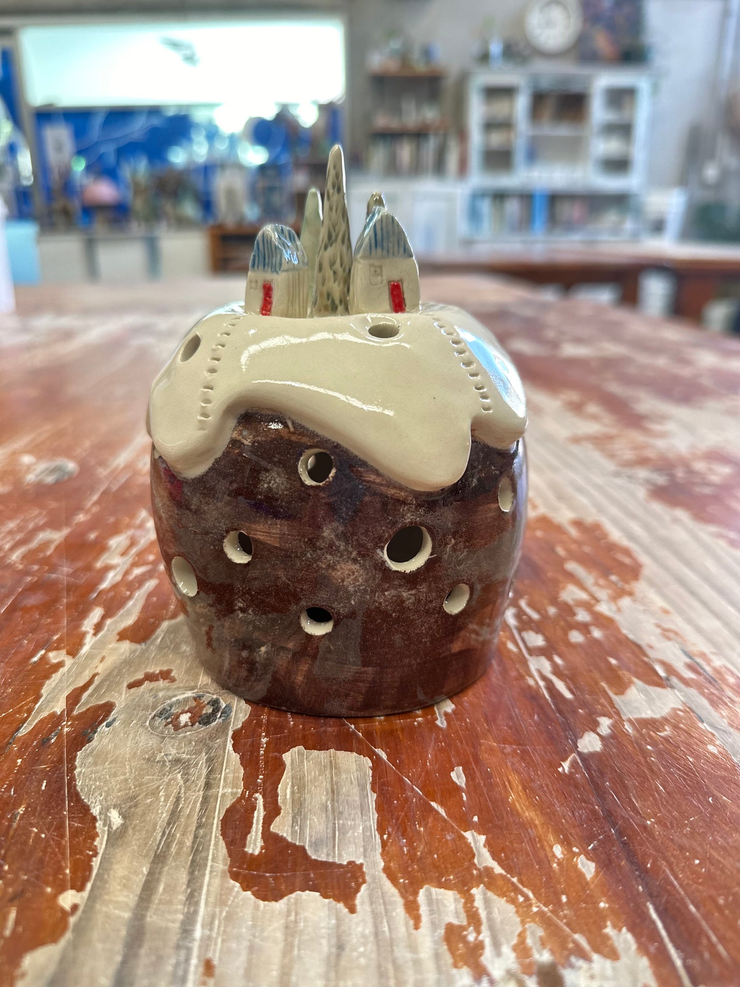 Christmas Pottery Workshop! Create your own Xmas Pudding tea light. Sunday 17th November 1-3pm