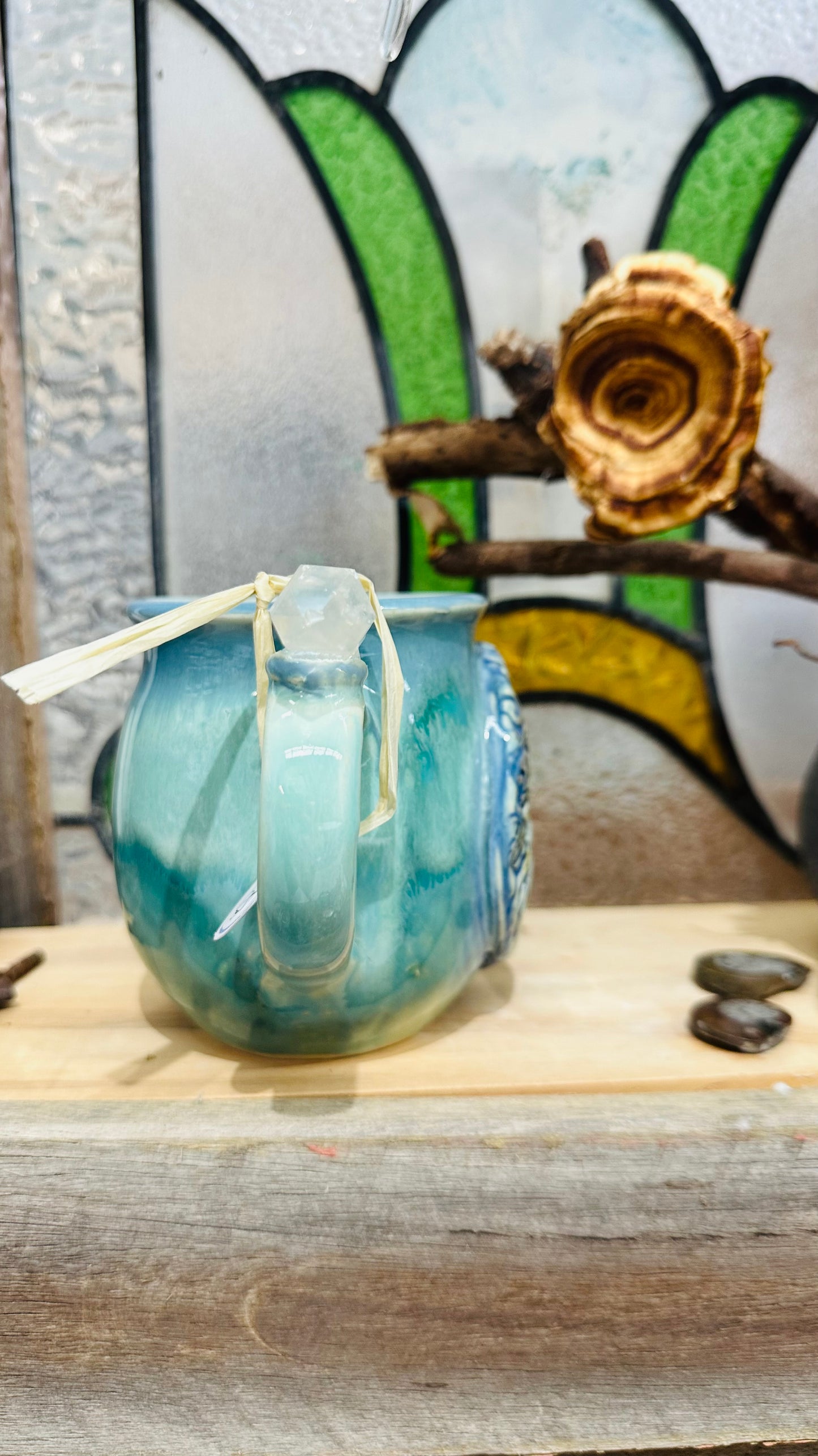 Ocean Goddess Quartz Crystal Mug