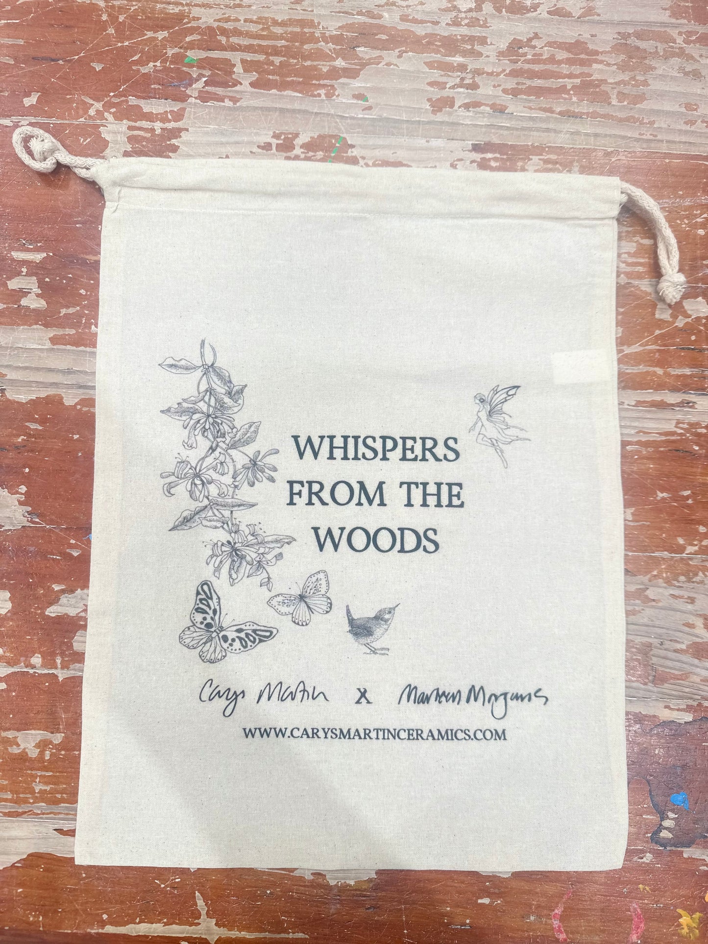 Whispers From The Woods Drawstring Bag