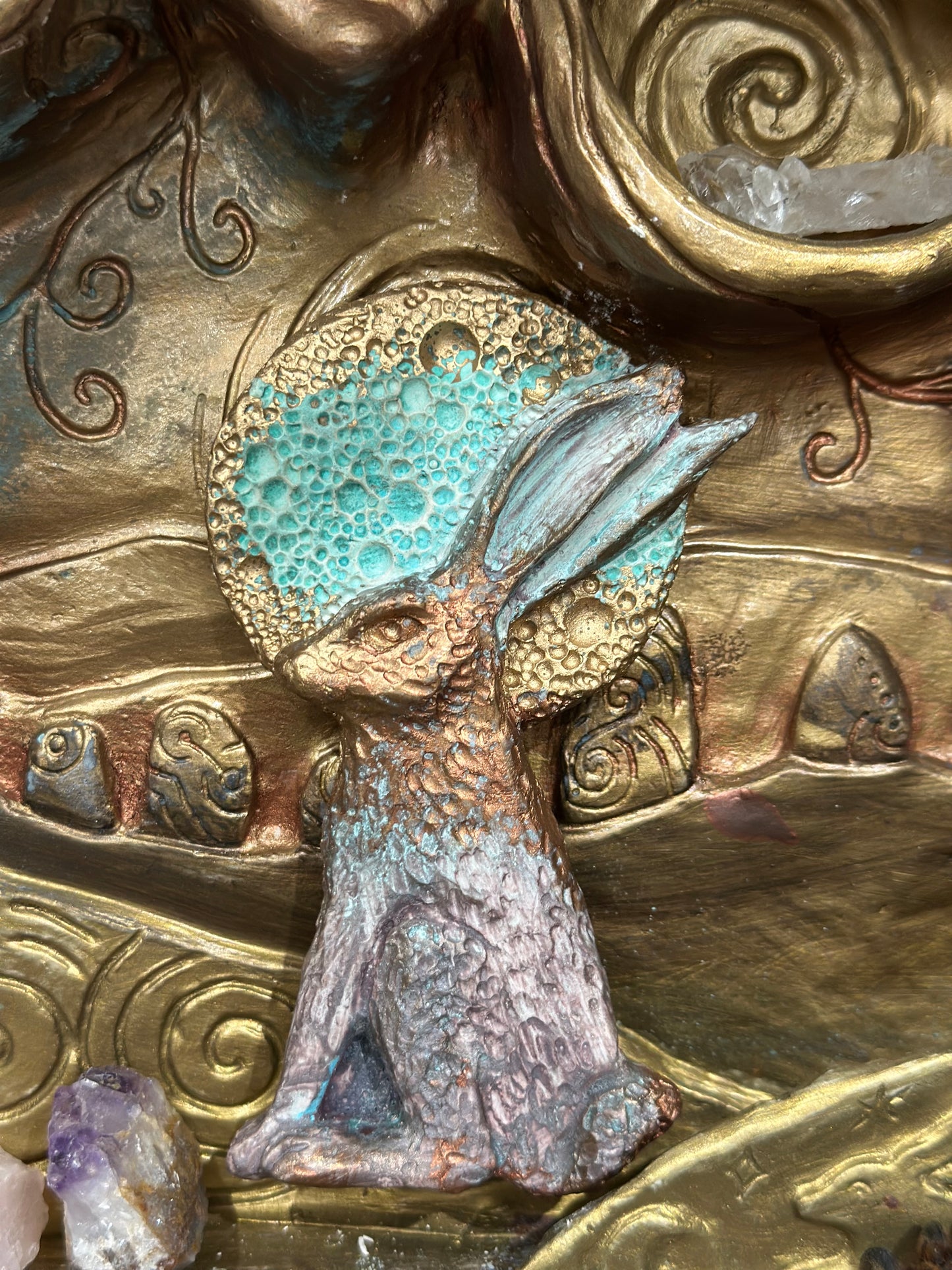 🐇 Hare and Full Moon Talisman