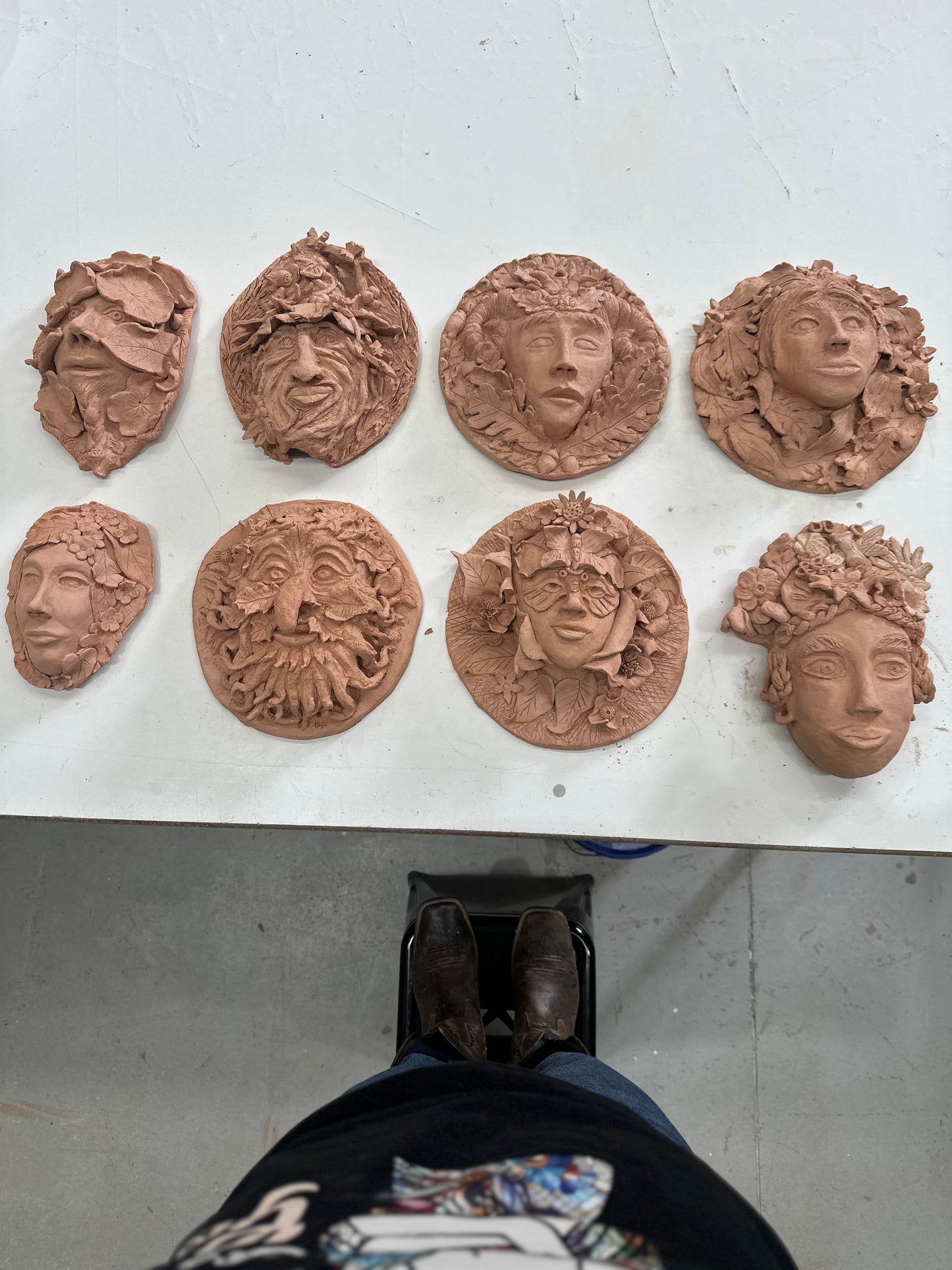 Friday 8th Aug 9am-4pm - FULL DAY Awaken Ancient Magic in Your Garden: Sculpt Your Own God, Goddess or Green Man Plaque