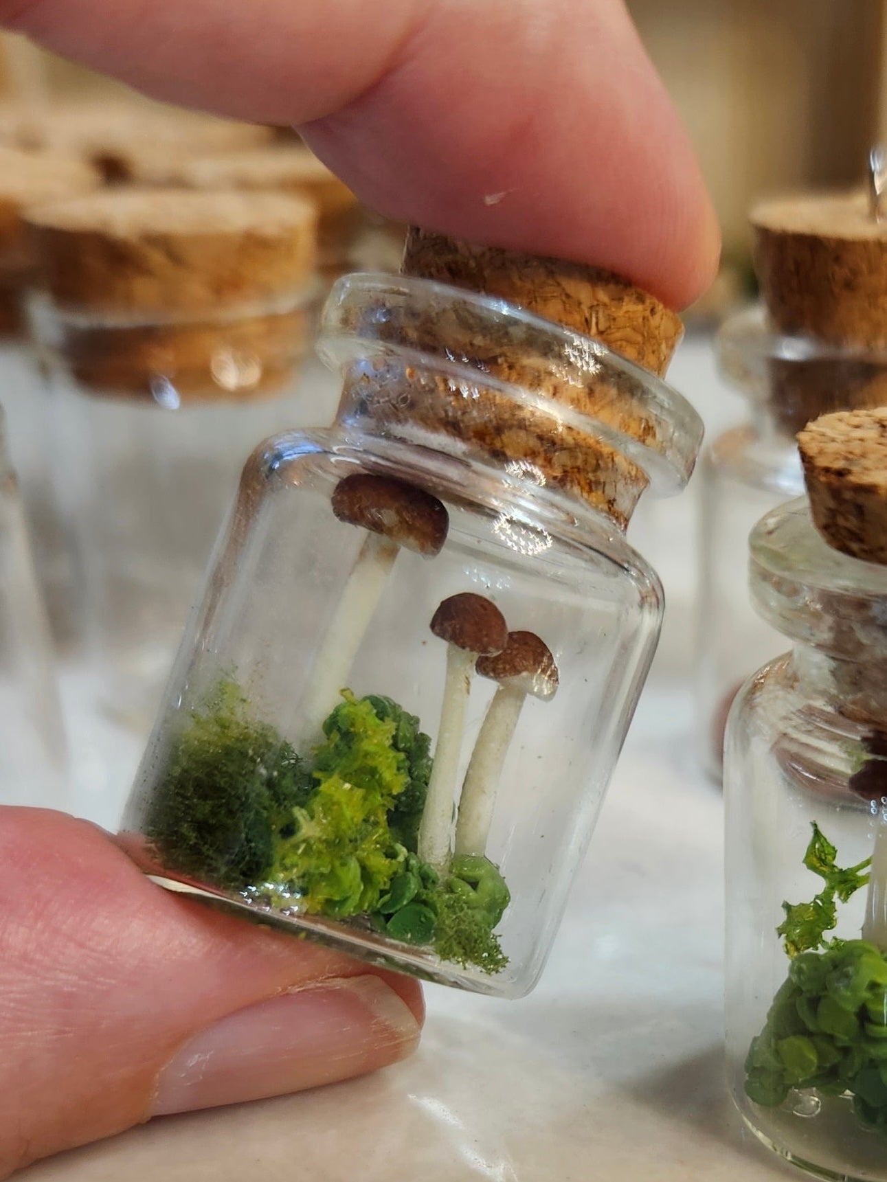 Saturday 18th January 1-3:30pm. Polymer Clay - Fairy Jar Pendants or Terrariums