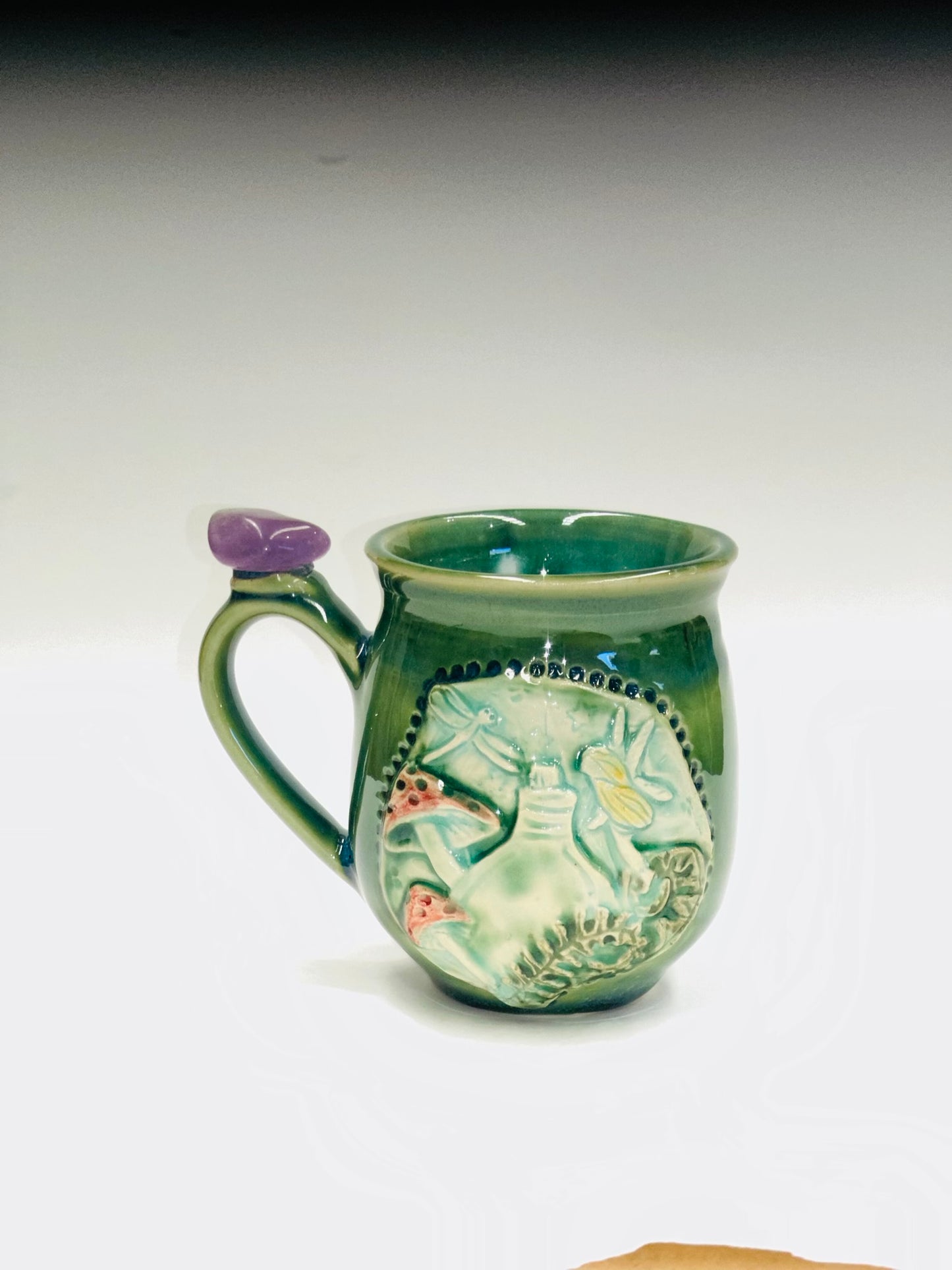 Toadstool Magic Amethyst Crystal Mug