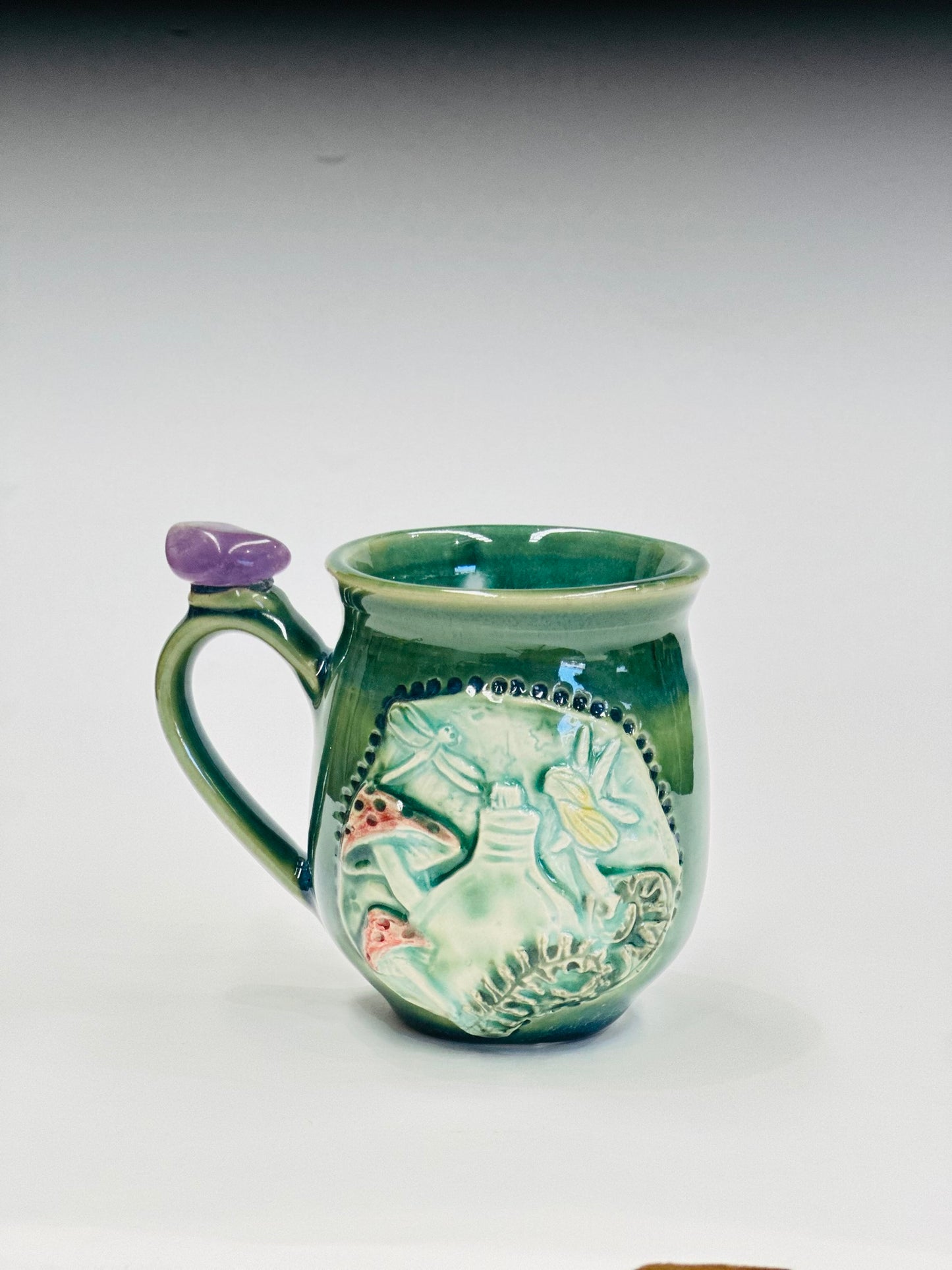 Toadstool Magic Amethyst Crystal Mug