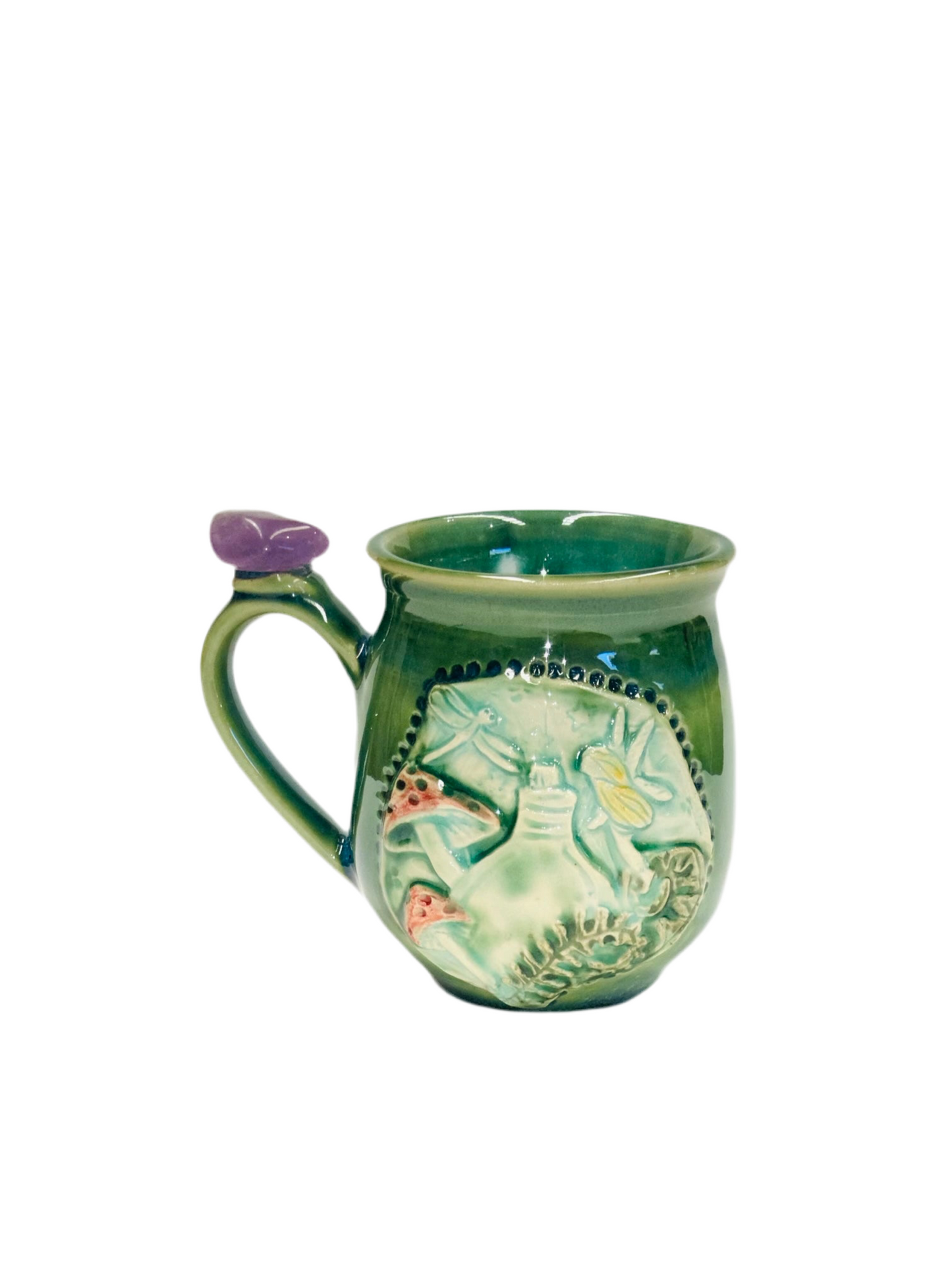 Toadstool Magic Amethyst Crystal Mug