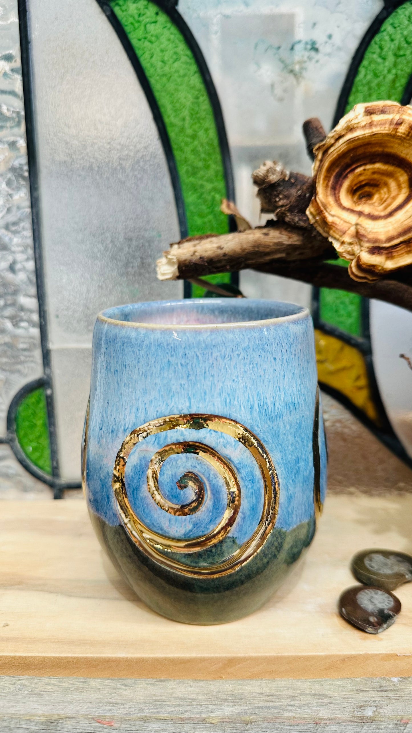Aventurine Triple Goddess Crystal Mug
