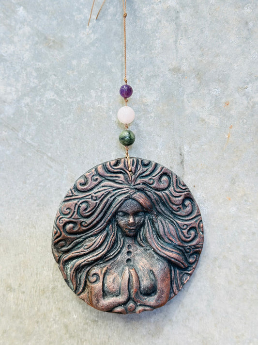 Folklore Wall Hanging - Earth & Spirit Goddess Talisman Wall Hanging
