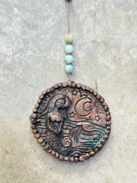 Folklore Wall Hanging - Moonlit Mermaid
