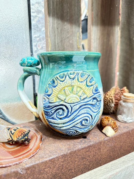 Rising Sun Crystal Mug