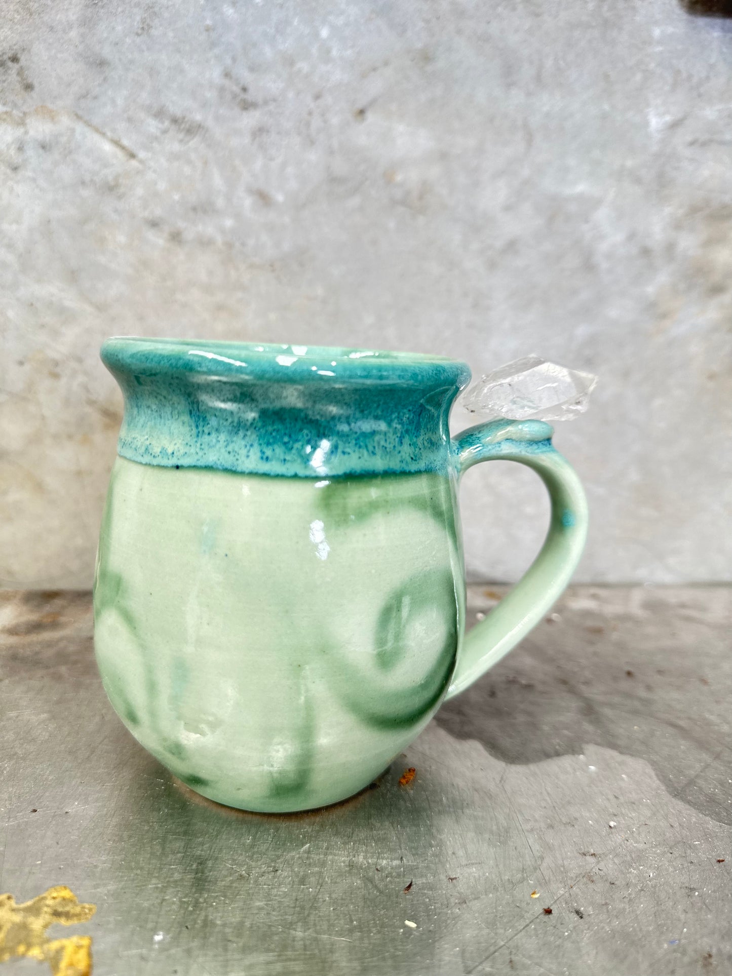 Ocean Goddess Quartz Crystal Mug