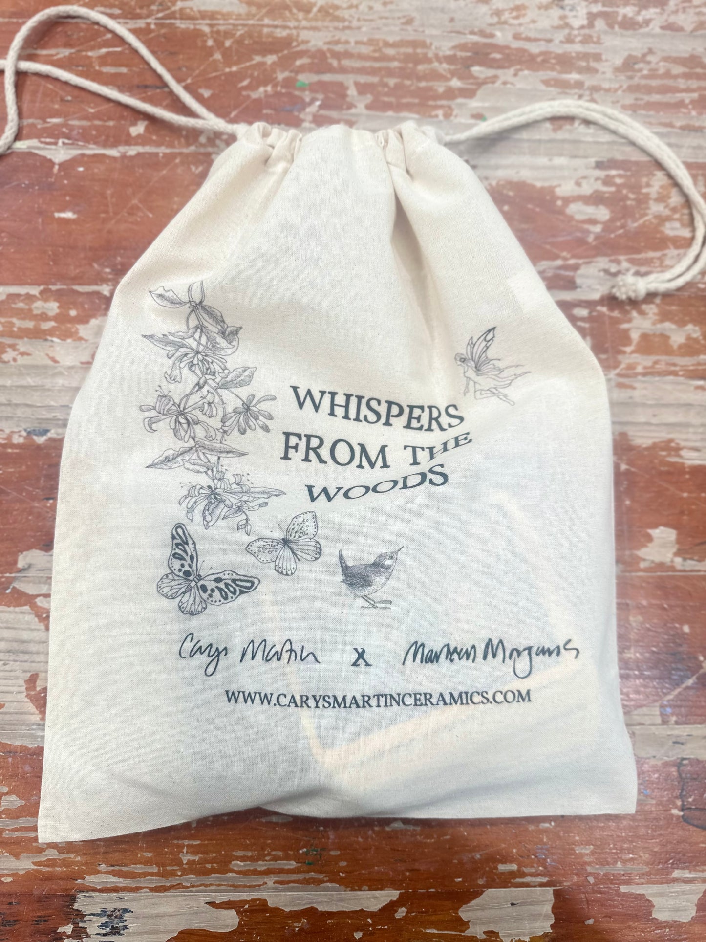 Whispers From The Woods Drawstring Bag