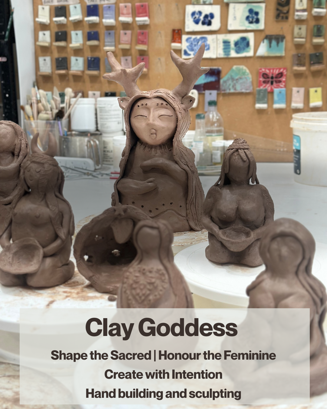 Sun 1st Feb 9:30am - 12noon- Clay Goddess Workshop