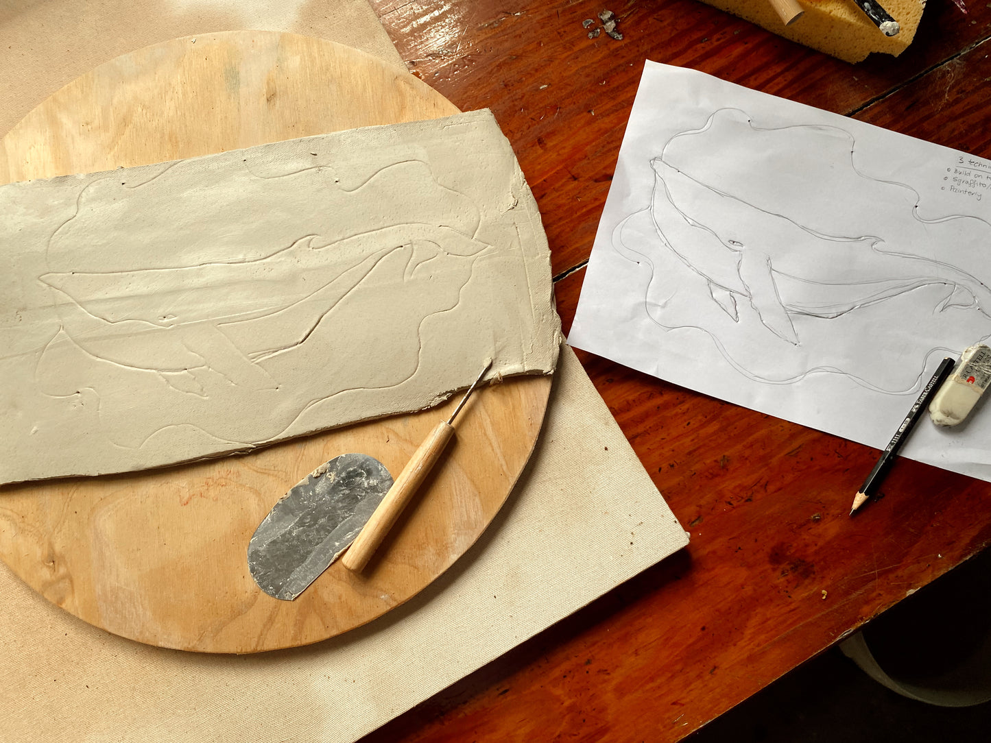 Sun 17th May 1:30pm -4pm May - Redlands Coast AdventureFest - Whimsical Whales – Ceramic Wall Hanging Workshop with Meri Mila
