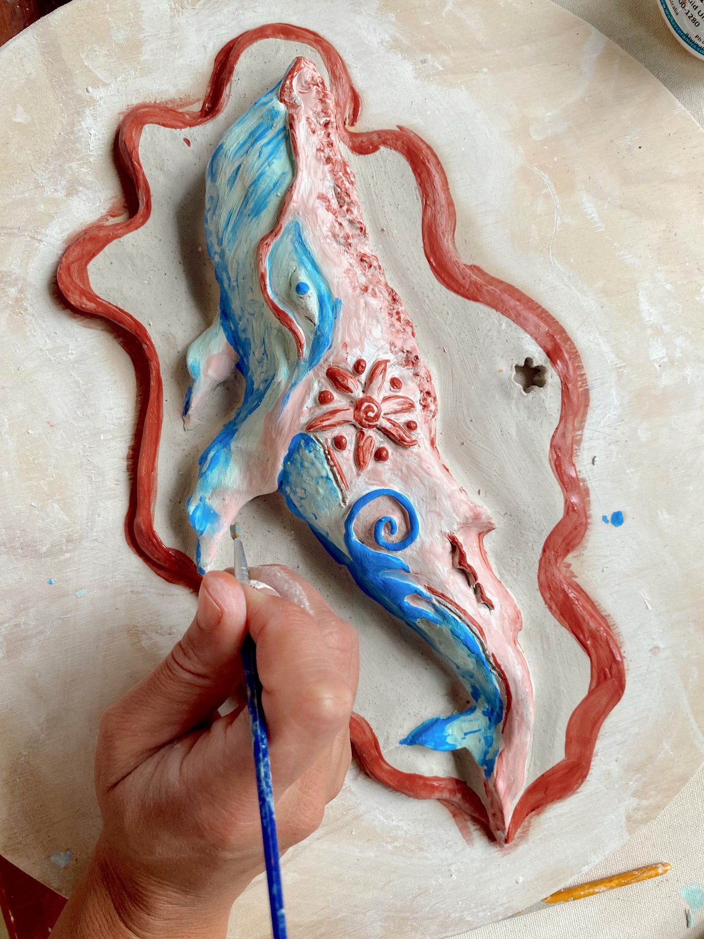 Sun 17th May 1:30pm -4pm May - Redlands Coast AdventureFest - Whimsical Whales – Ceramic Wall Hanging Workshop with Meri Mila