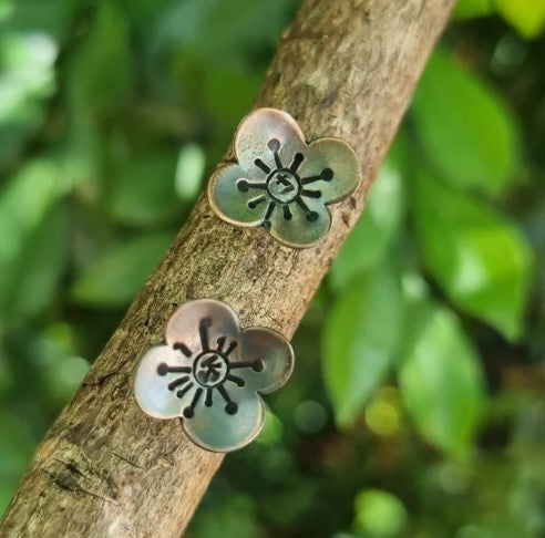 Saturday 24th May - Adults Intro to Metalsmithing 3D Flowers (or your own design) - Studs or pendent making