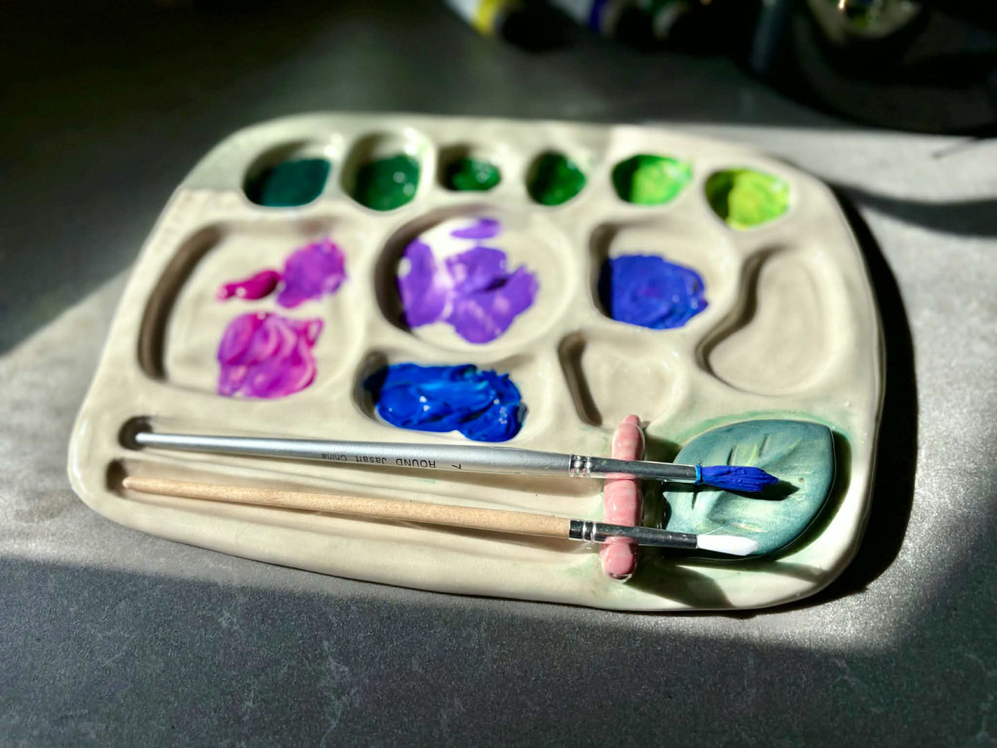 Friday 21st August 10am -12pm- Handbuilt Organic Ceramic Palette & Trinket Dish Workshop