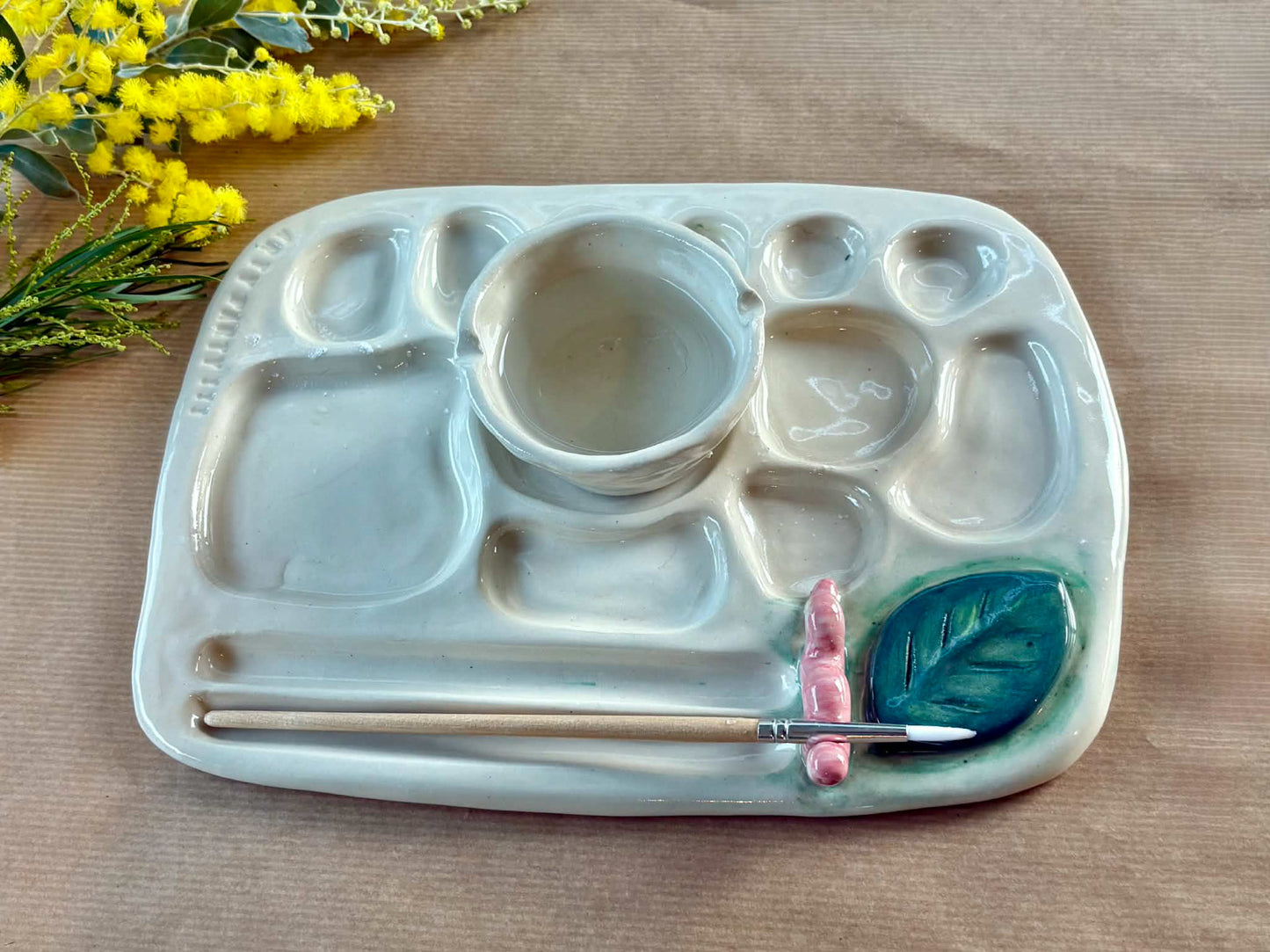 Friday 21st August 10am -12pm- Handbuilt Organic Ceramic Palette & Trinket Dish Workshop