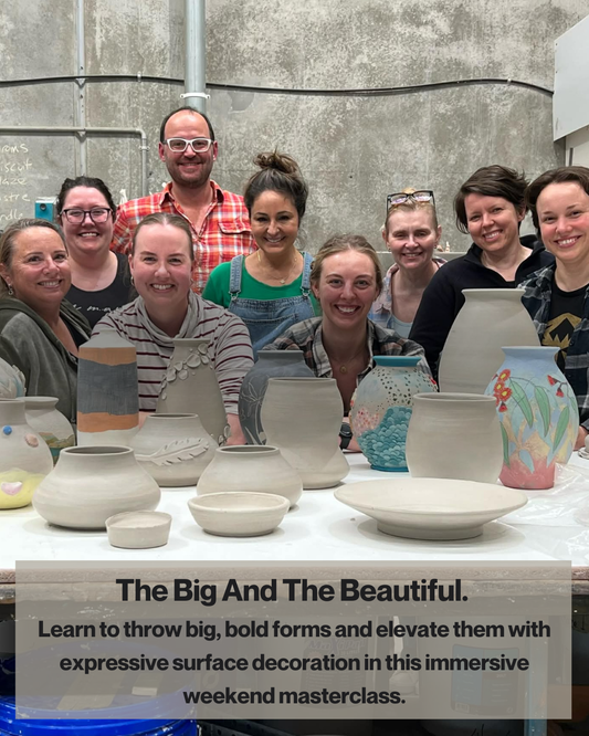 February 21st-22nd. The Big And The Beautiful. A Weekend MasterClass of Throwing Big and Surface Decoration