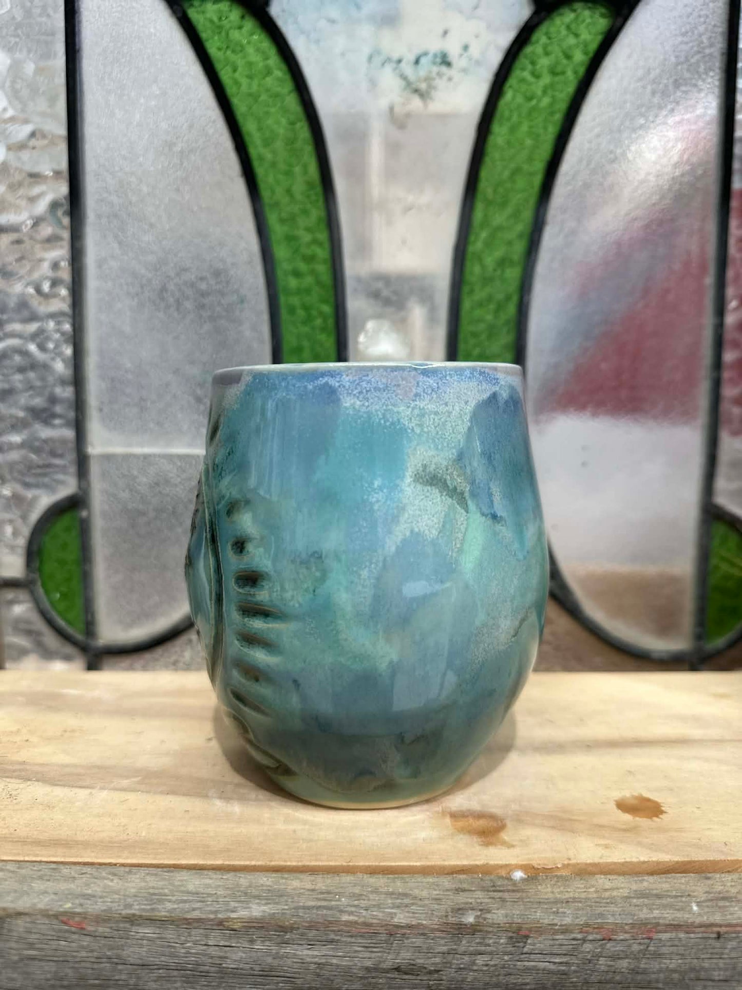 Crystal Ball Mug - Seeing Eye and Clear Quartz Point