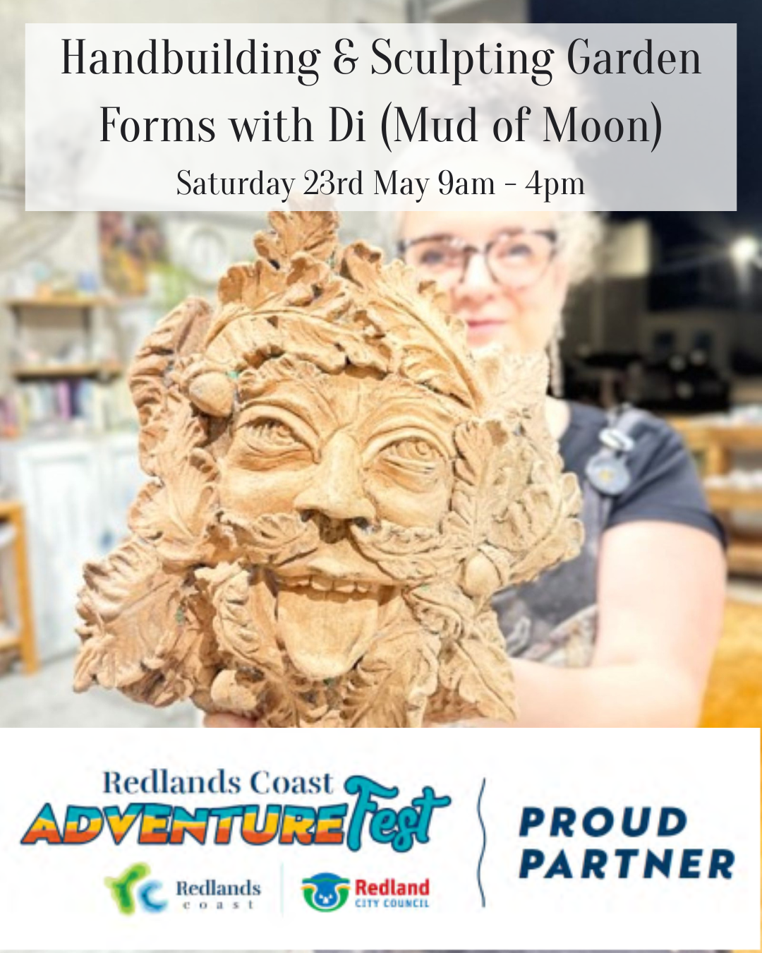 Saturday 23rd May 9am - 4pm - AdventureFest - Pottery Workshop Garden Forms