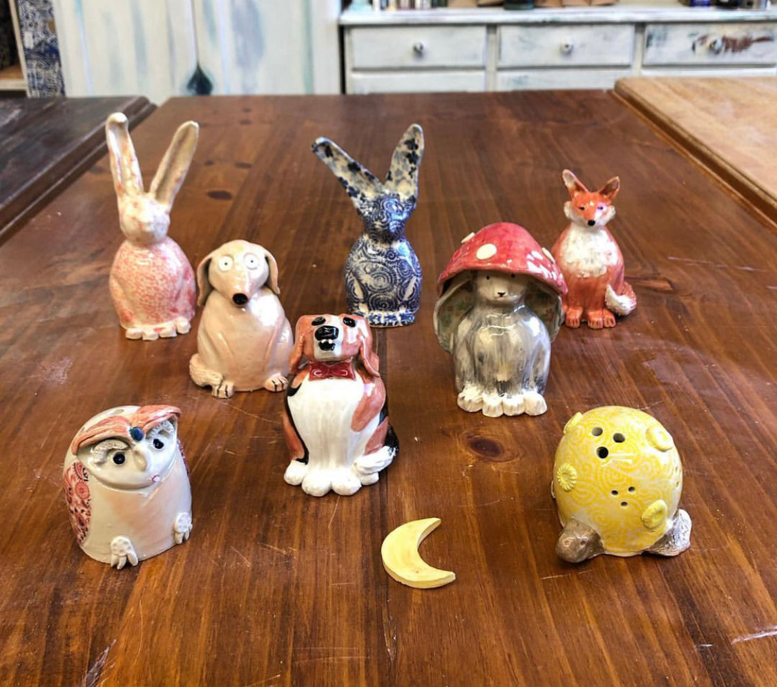 Sunday 2nd March 10am-12noon - Hand Building Pottery Animals Workshop