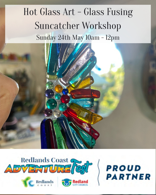 Sunday 24th May 10am - 12pm - AdventureFest - Fused Glass Sun Catchers