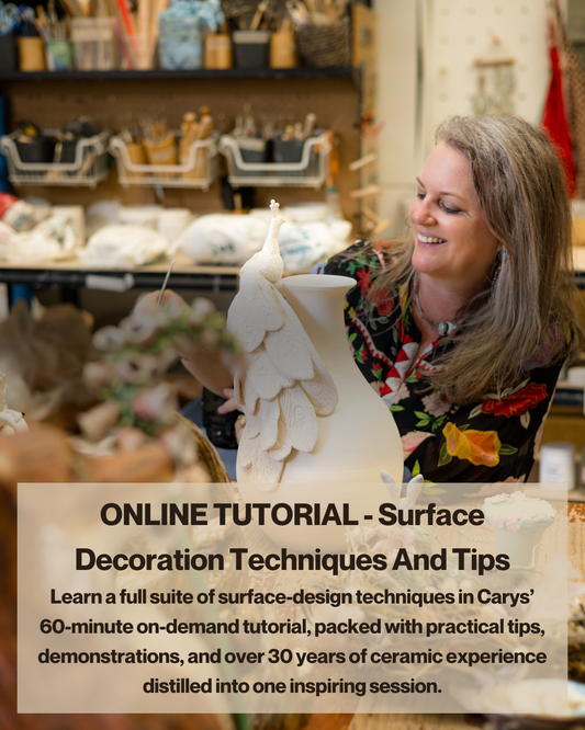 ONLINE TUTORIAL  - Surface Decoration Techniques And Tips