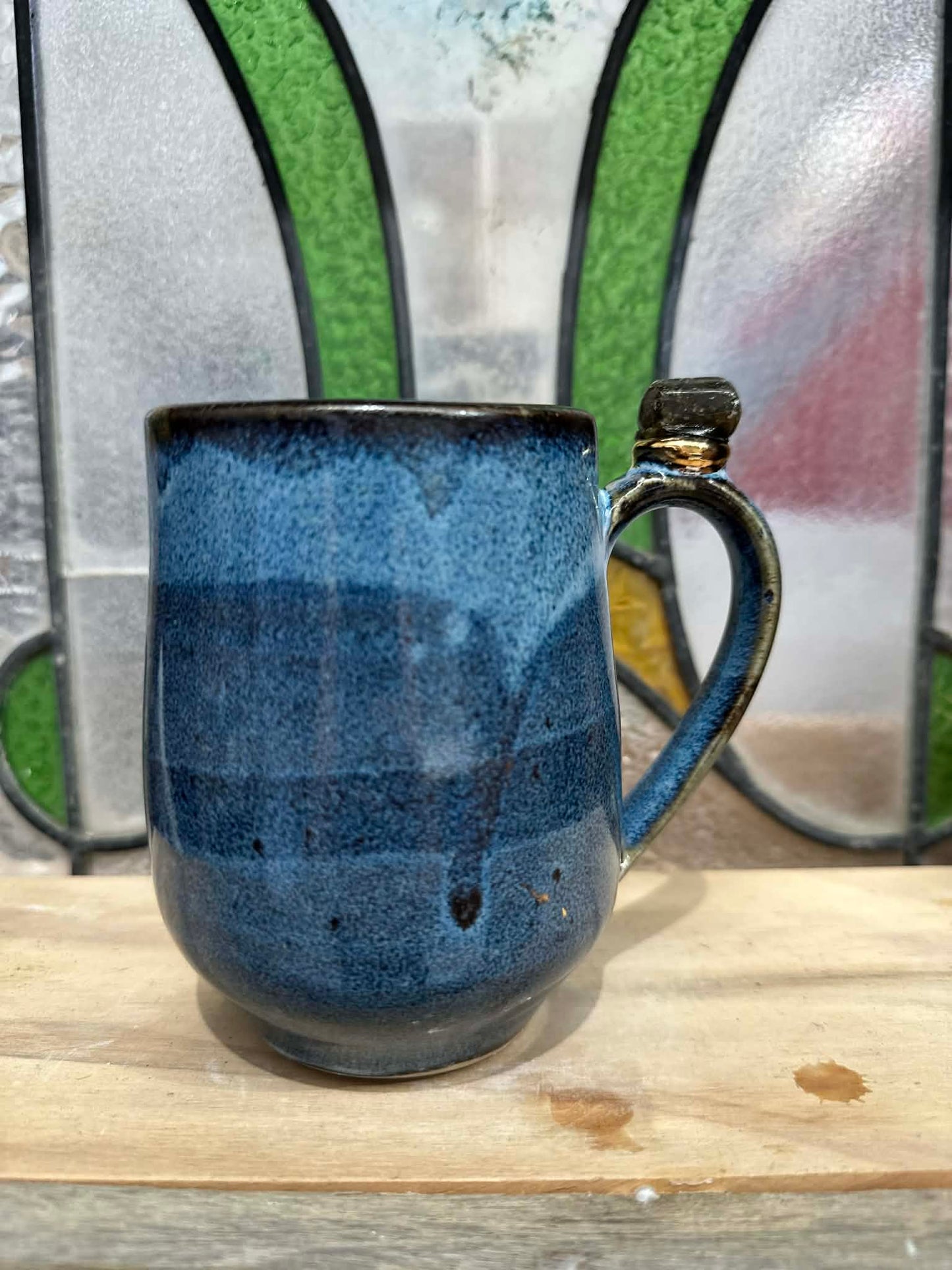Pentagram Mug - Labradorite Crystal